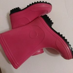 Little Girls Pink Rain Boots
